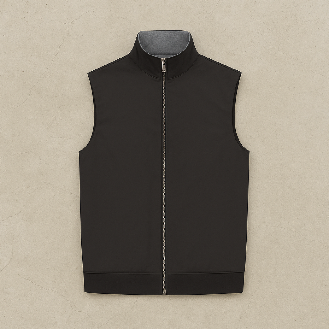 Reversible Lightweight Zip Vest