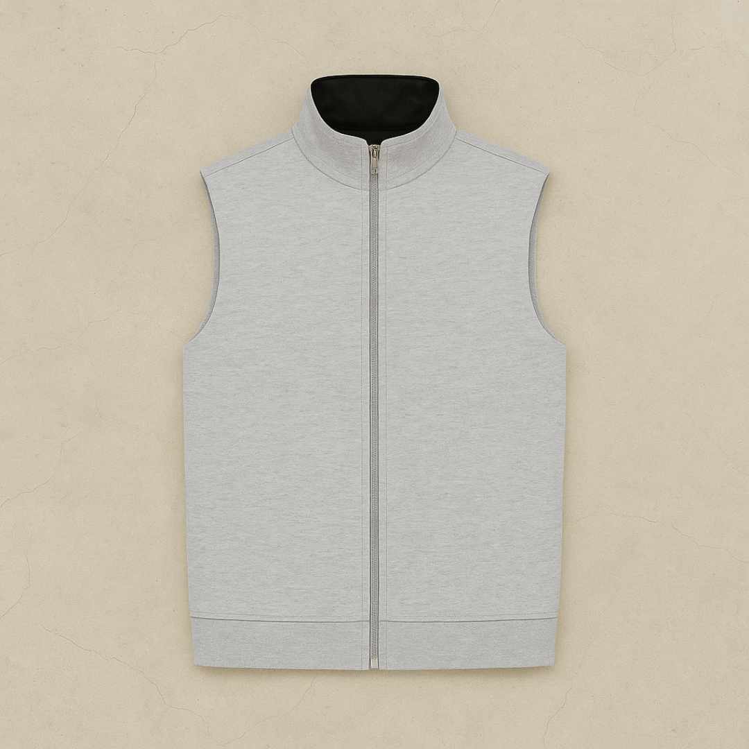 Reversible Lightweight Zip Vest