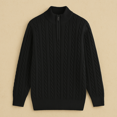 Classic Cashmere Half-Zip Sweater