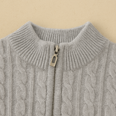 Classic Cashmere Half-Zip Sweater