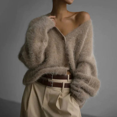 Winter Knit Cardigan Woman