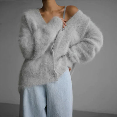 Winter Knit Cardigan Woman