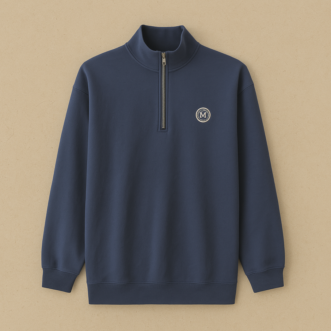 Lincoln - Casual Half-Zip Men's Sweater