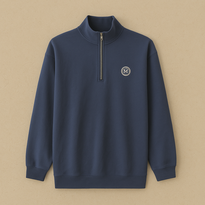 Lincoln - Casual Half-Zip Men's Sweater