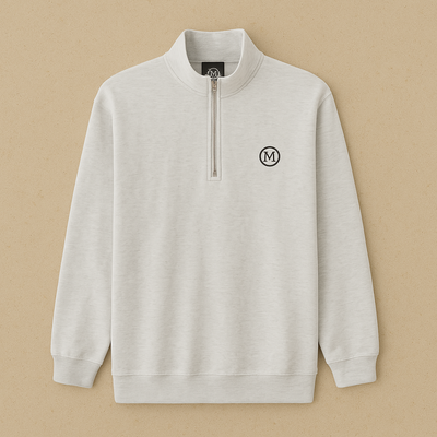Lincoln - Casual Half-Zip Men's Sweater