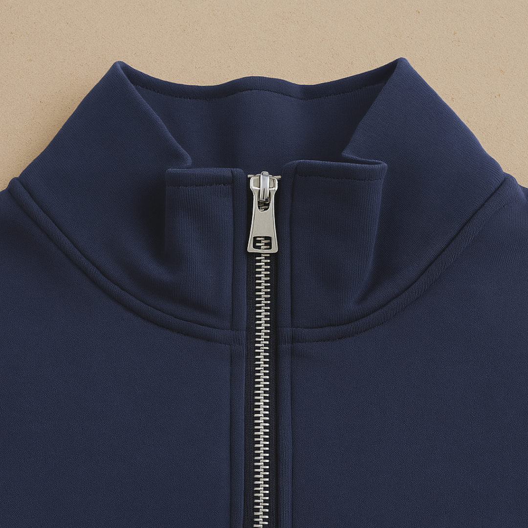 Lincoln - Casual Half-Zip Men's Sweater
