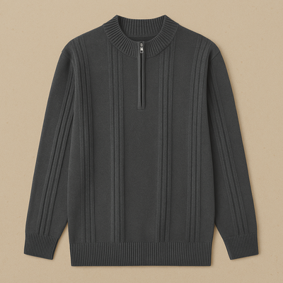 Luxury Cashmere Half-Zip Sweater