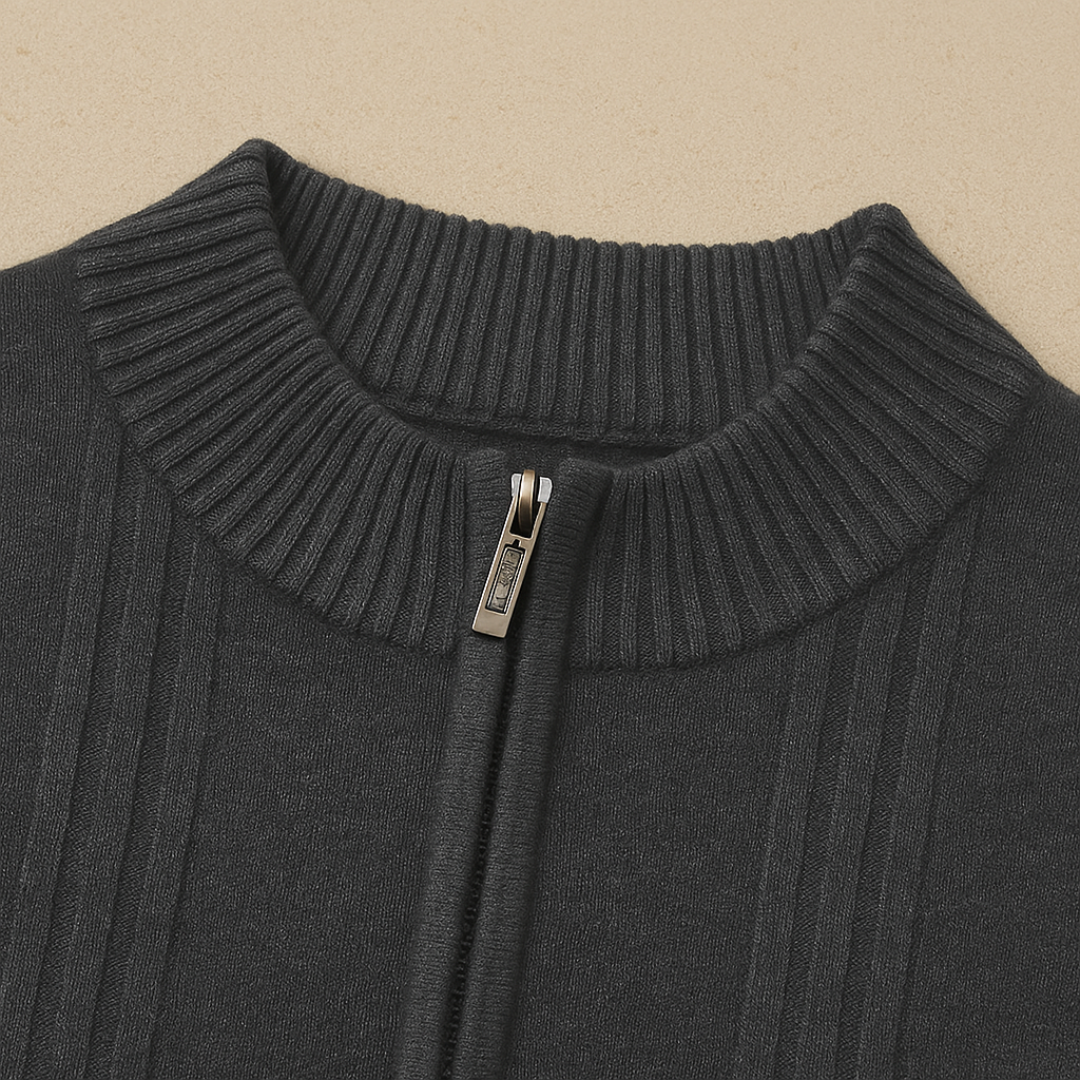 Luxury Cashmere Half-Zip Sweater