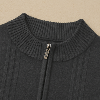 Luxury Cashmere Half-Zip Sweater
