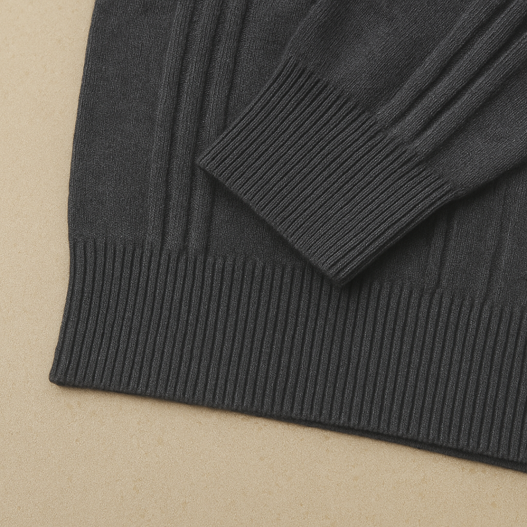 Luxury Cashmere Half-Zip Sweater