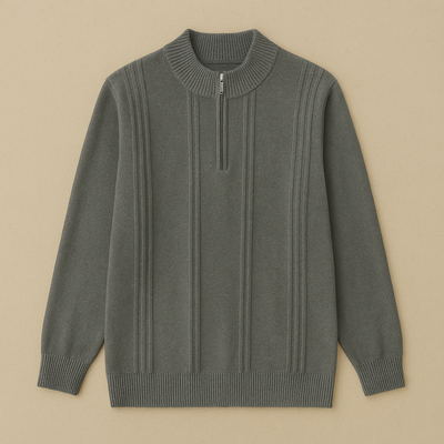 Luxury Cashmere Half-Zip Sweater