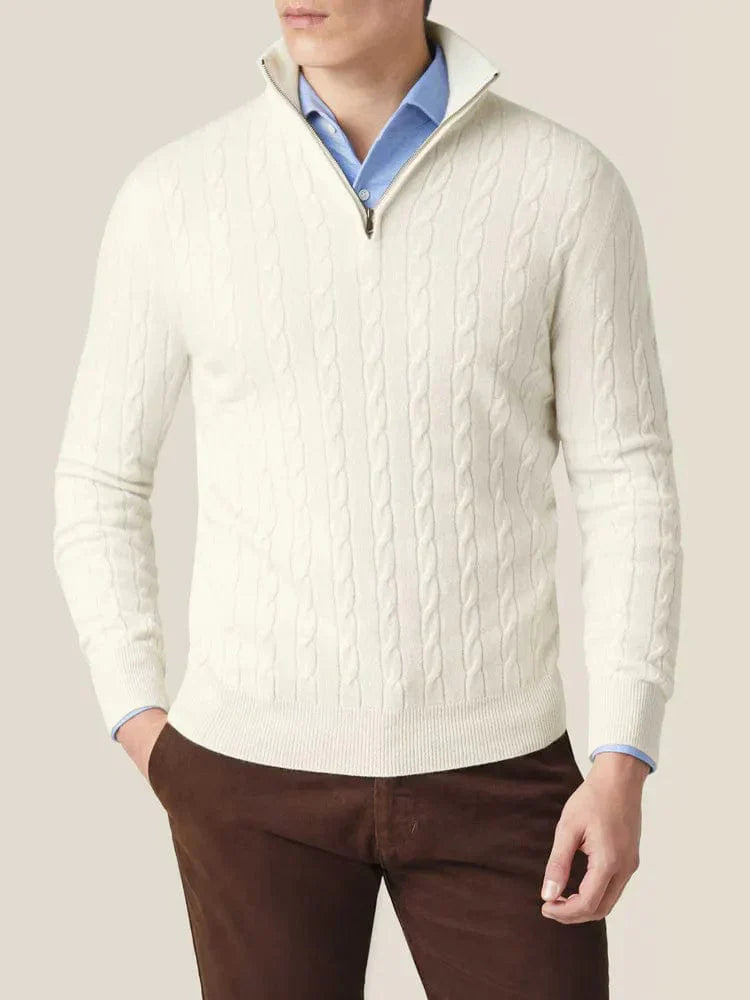 Herbert - Cashmere Zip-Up Sweater