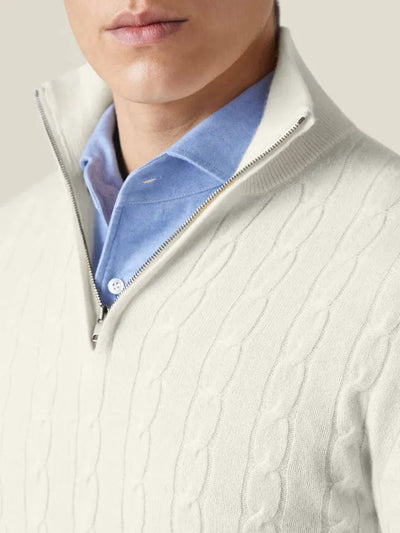 Herbert - Cashmere Zip-Up Sweater
