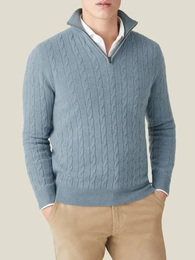 Herbert - Cashmere Zip-Up Sweater