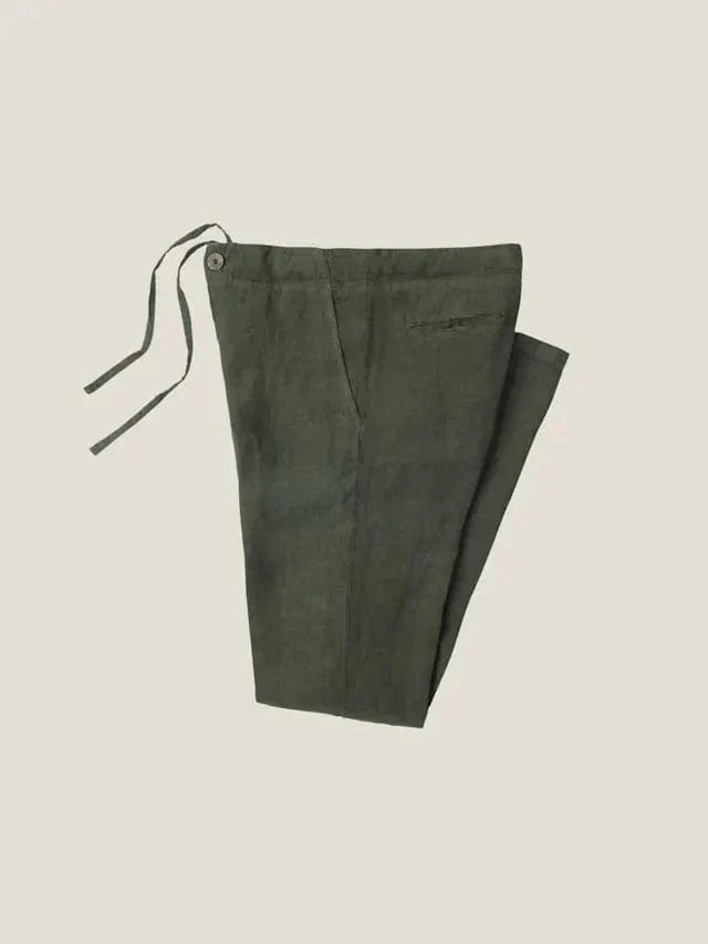 Hugh - Linen Relaxed Fit Pants