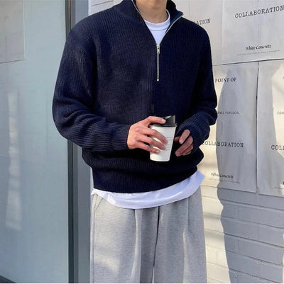 Johnnie - Modern Half-zip Sweater