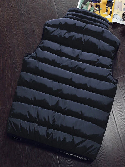 Men’s Padded Zip-Up Winter Vest