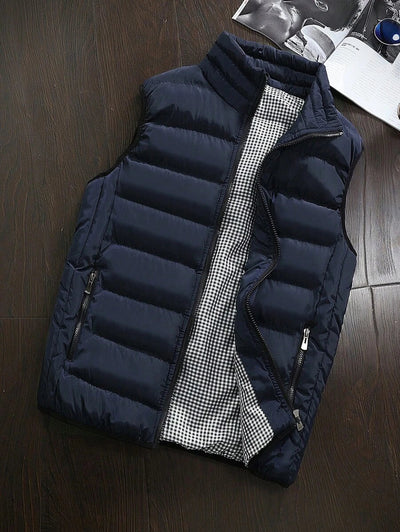 Men’s Padded Zip-Up Winter Vest