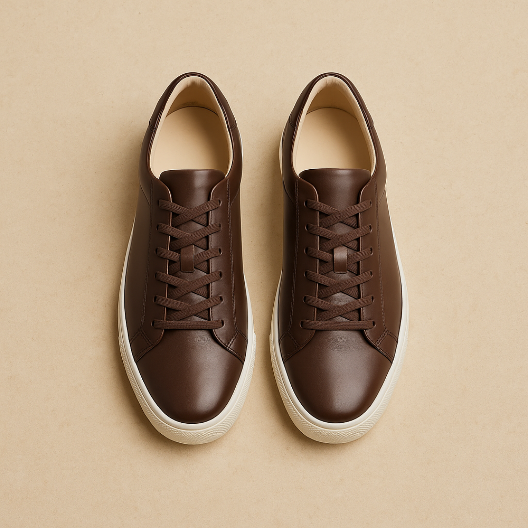Timeless Leather Low-Top Sneakers