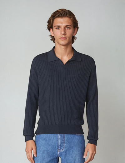 Jeremiah - Cotton Long Sleeve Polo