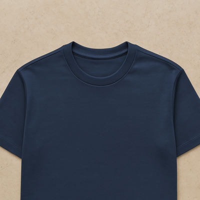 Cotton Blend Crewneck T-Shirt