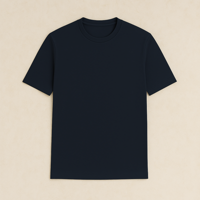 Cotton Blend Crewneck T-Shirt