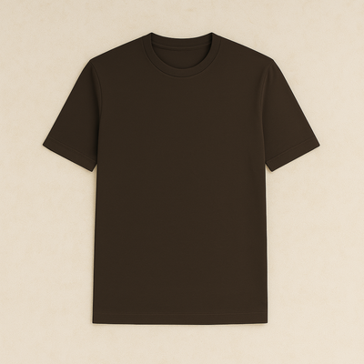 Cotton Blend Crewneck T-Shirt