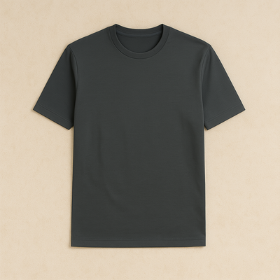 Cotton Blend Crewneck T-Shirt