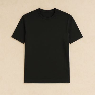 Cotton Blend Crewneck T-Shirt