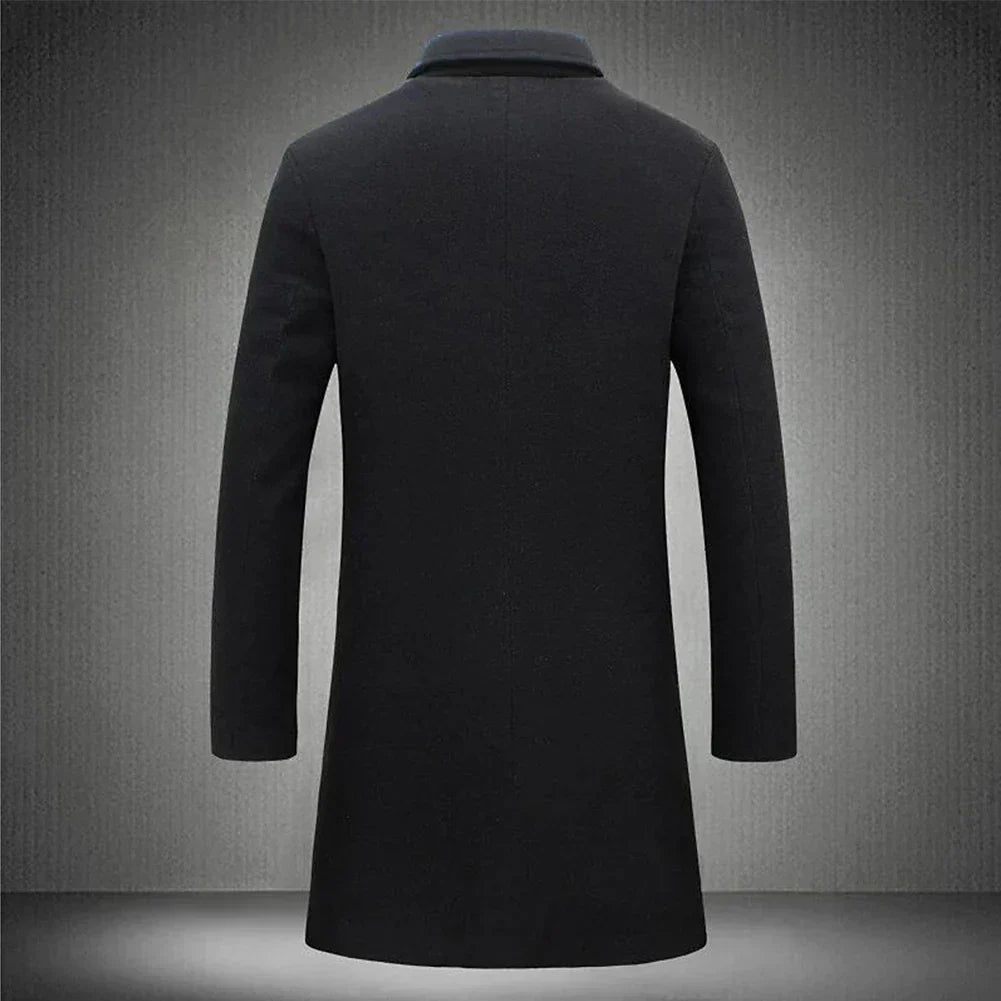 Tailored Classic Overcoat for Men