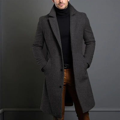 Tailored Classic Overcoat for Men