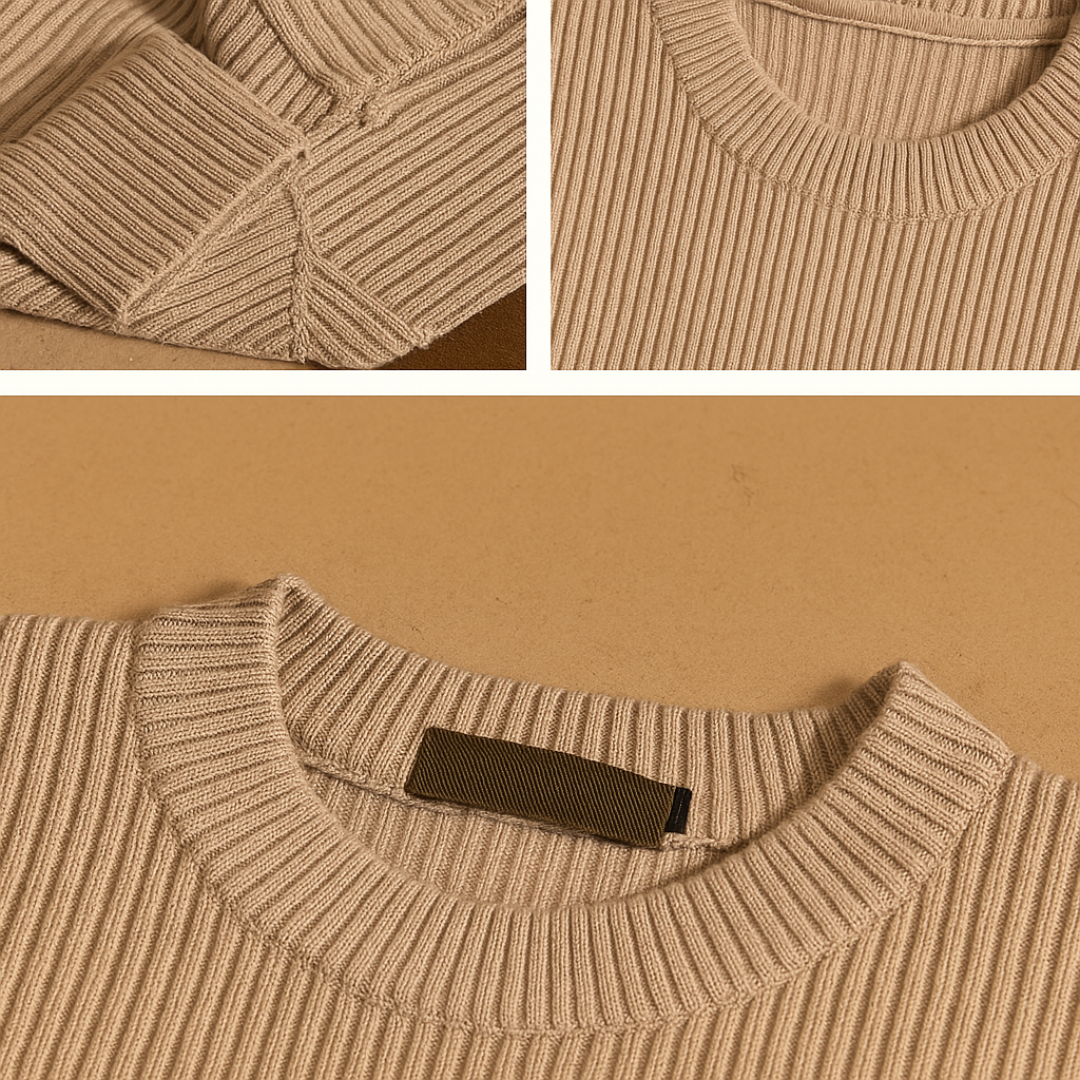 Easton - Ribbed Knit Sweater Men