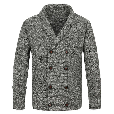 Men’s Double-Breasted Winter Jumper
