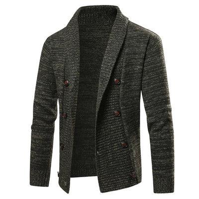 Men’s Double-Breasted Winter Jumper