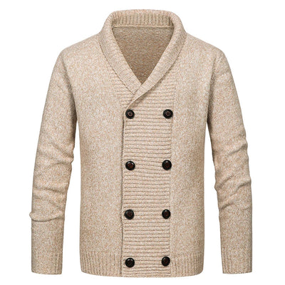 Men’s Double-Breasted Winter Jumper
