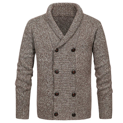 Men’s Double-Breasted Winter Jumper