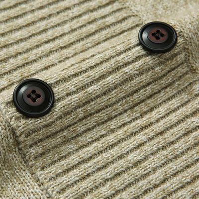 Men’s Double-Breasted Winter Jumper