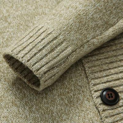 Men’s Double-Breasted Winter Jumper