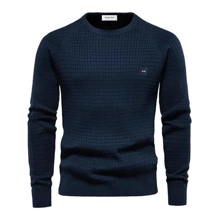 Men’s Waffle Knit Winter Jumper