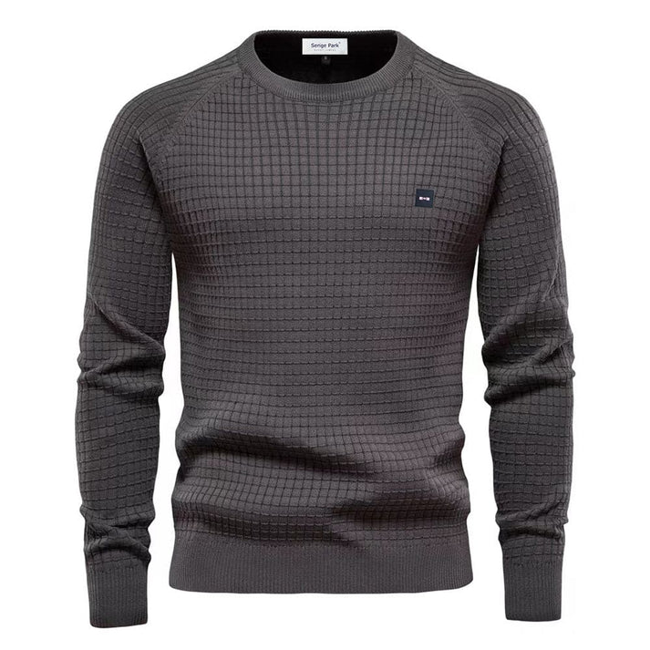 Men’s Waffle Knit Winter Jumper