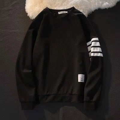 Men’s Relaxed Winter Jumper with Letter Print