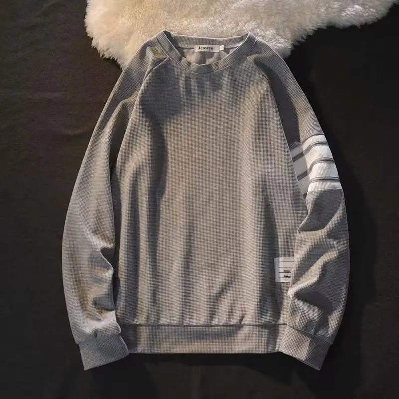 Men’s Relaxed Winter Jumper with Letter Print