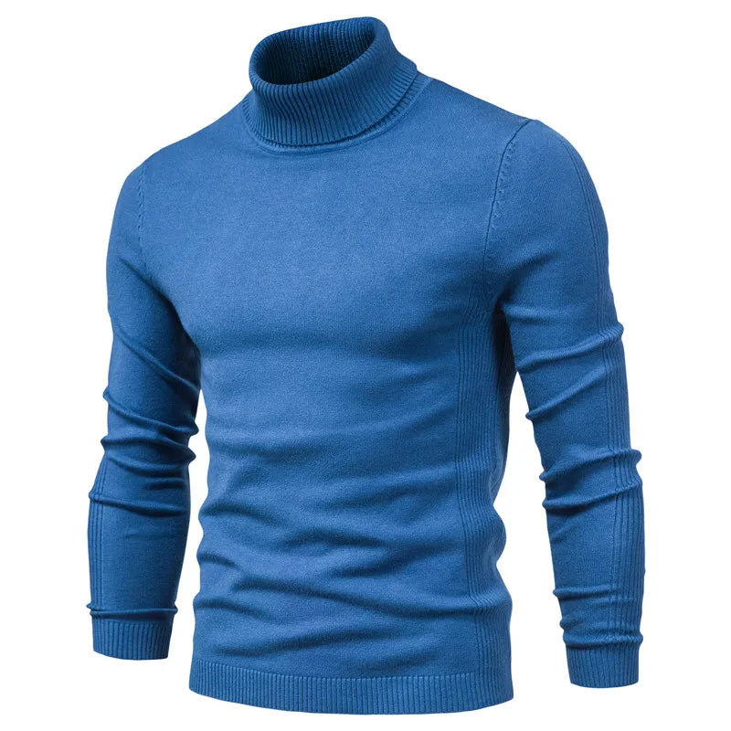 Men’s Slim Fit Roll Neck Jumper