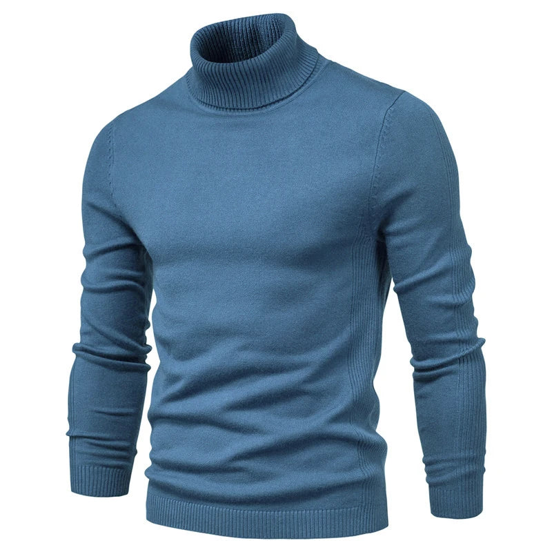 Men’s Slim Fit Roll Neck Jumper