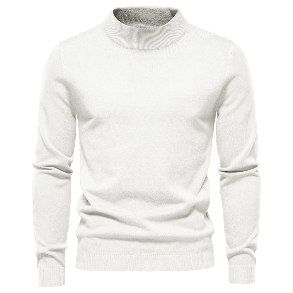 Men’s Slim Fit Roll Neck Jumper