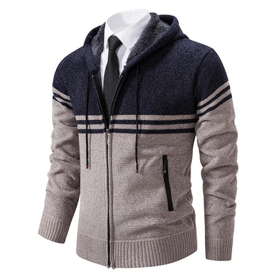 Textured Full-zip Jumper Men