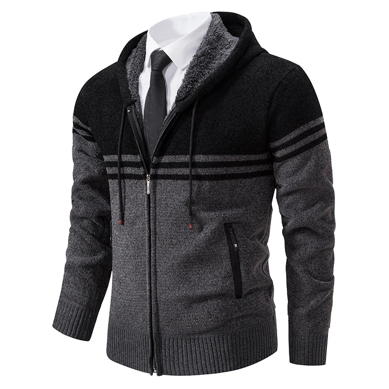 Textured Full-zip Jumper Men
