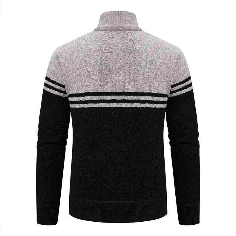 Textured Full-zip Jumper Men