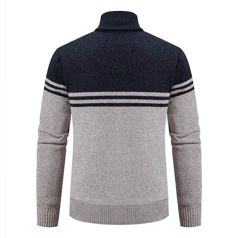 Textured Full-zip Jumper Men