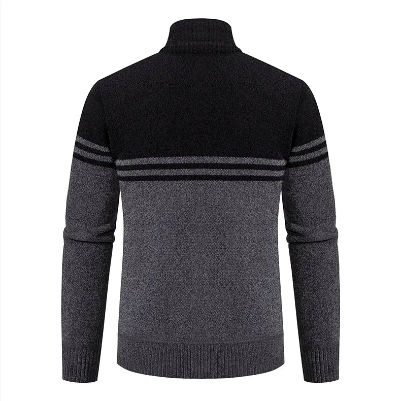 Textured Full-zip Jumper Men